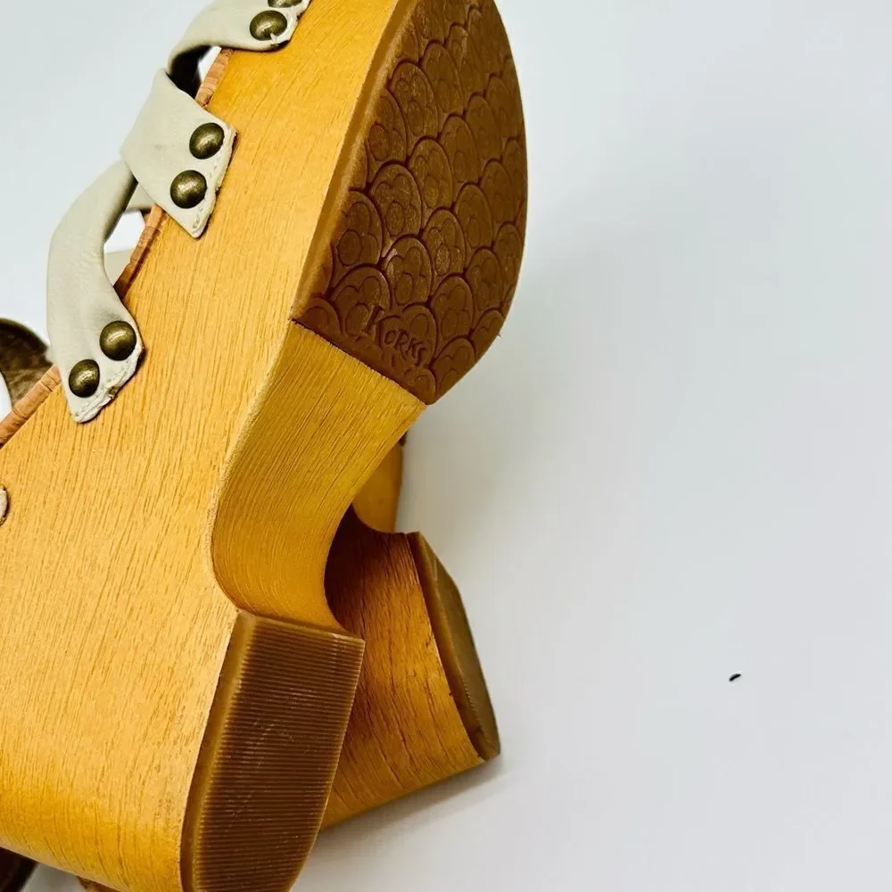 Korks Dawson Wedge Beige Sandals